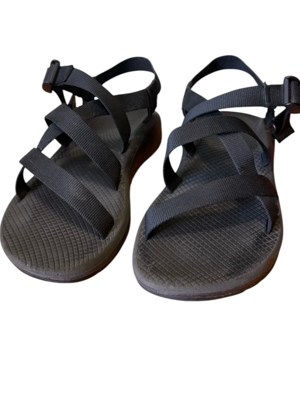 Chaco Black Strappy Sport Sandals